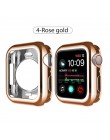 Nowe zabezpieczenie przed upadkiem miękkie silikonowe etui do zegarka Apple 40mm 44mm iWatch seria 1 2 3 4 5 ochrona obudowy 42m