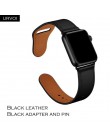 URVOI pasmo dla apple watch series 5/4 3/2/1 pasek do iwatch 40 44mm opaska sportowa prawdziwej Swift skóry Pin i na rzep ręczni