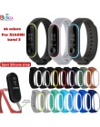 Sportowa bransoletka silikonowa Fitness watchband dla Xiao mi mi Band 3 część wymienna inteligentnego zegarka moda wygodny pasek