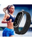 Sportowa bransoletka silikonowa Fitness watchband dla Xiao mi mi Band 3 część wymienna inteligentnego zegarka moda wygodny pasek