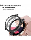 Etui ochronne do samsung galaxy watch active 2 silikonowa pełna ochrona ekranu galaxy Active 44mm 40mm R830 R820