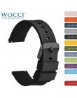 Woci Watchband 14mm 18mm 20mm 22mm 24mm silikonowe zegarki sportowe pasek mężczyźni kobiety bransoletka repecement ze stali czar