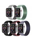 Nylonowy pasek do zegarka dla Apple obserwować serii 3 2 1 38MM 42MM miękkie oddychające wymiana Sport pętli do serii Iwatch 4 5