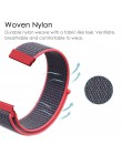 UEBN 20mm 22mm nylonowy pasek do pętli sportowej pasek zastępczy do paska xiaomi Huami Amazfit Bip GTS/GTR 42mm 47mm od zegarków