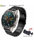 22mm pasek zegarka ze stali nierdzewnej na zegarek huawei GT/GT2 honor magia Quick Release Watchband dla Samsung Gear S3 opaska 