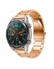 22mm pasek zegarka ze stali nierdzewnej na zegarek huawei GT/GT2 honor magia Quick Release Watchband dla Samsung Gear S3 opaska 