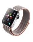 Nylonowy pasek do zegarka dla Apple obserwować serii 3 2 1 38MM 42MM miękkie oddychające wymiana Sport pętli do serii Iwatch 4 5