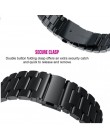 22mm pasek zegarka ze stali nierdzewnej na zegarek huawei GT/GT2 honor magia Quick Release Watchband dla Samsung Gear S3 opaska 