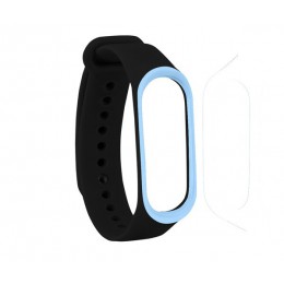 Sportowa bransoletka silikonowa Fitness watchband dla Xiao mi mi Band 3 część wymienna inteligentnego zegarka moda wygodny pasek