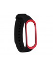 Sportowa bransoletka silikonowa Fitness watchband dla Xiao mi mi Band 3 część wymienna inteligentnego zegarka moda wygodny pasek