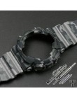 Kamuflaż pasek z żywicy case mężczyźni dla Casio G-SHOCK GA-110 GA-100/GD-120 5146 5081 zegarek akcesoria