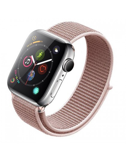 Nylonowy pasek do zegarka dla Apple obserwować serii 3 2 1 38MM 42MM miękkie oddychające wymiana Sport pętli do serii Iwatch 4 5