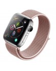 Nylonowy pasek do zegarka dla Apple obserwować serii 3 2 1 38MM 42MM miękkie oddychające wymiana Sport pętli do serii Iwatch 4 5