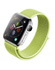 Nylonowy pasek do zegarka dla Apple obserwować serii 3 2 1 38MM 42MM miękkie oddychające wymiana Sport pętli do serii Iwatch 4 5