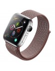 Nylonowy pasek do zegarka dla Apple obserwować serii 3 2 1 38MM 42MM miękkie oddychające wymiana Sport pętli do serii Iwatch 4 5