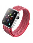 Nylonowy pasek do zegarka dla Apple obserwować serii 3 2 1 38MM 42MM miękkie oddychające wymiana Sport pętli do serii Iwatch 4 5