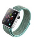 Nylonowy pasek do zegarka dla Apple obserwować serii 3 2 1 38MM 42MM miękkie oddychające wymiana Sport pętli do serii Iwatch 4 5