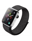 Nylonowy pasek do zegarka dla Apple obserwować serii 3 2 1 38MM 42MM miękkie oddychające wymiana Sport pętli do serii Iwatch 4 5