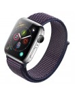 Nylonowy pasek do zegarka dla Apple obserwować serii 3 2 1 38MM 42MM miękkie oddychające wymiana Sport pętli do serii Iwatch 4 5