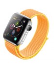 Nylonowy pasek do zegarka dla Apple obserwować serii 3 2 1 38MM 42MM miękkie oddychające wymiana Sport pętli do serii Iwatch 4 5