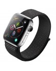 Nylonowy pasek do zegarka dla Apple obserwować serii 3 2 1 38MM 42MM miękkie oddychające wymiana Sport pętli do serii Iwatch 4 5