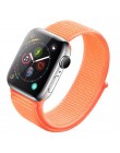 Nylonowy pasek do zegarka dla Apple obserwować serii 3 2 1 38MM 42MM miękkie oddychające wymiana Sport pętli do serii Iwatch 4 5