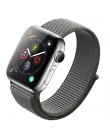 Nylonowy pasek do zegarka dla Apple obserwować serii 3 2 1 38MM 42MM miękkie oddychające wymiana Sport pętli do serii Iwatch 4 5