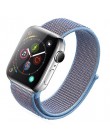 Nylonowy pasek do zegarka dla Apple obserwować serii 3 2 1 38MM 42MM miękkie oddychające wymiana Sport pętli do serii Iwatch 4 5