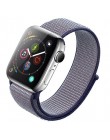 Nylonowy pasek do zegarka dla Apple obserwować serii 3 2 1 38MM 42MM miękkie oddychające wymiana Sport pętli do serii Iwatch 4 5