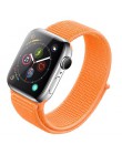 Nylonowy pasek do zegarka dla Apple obserwować serii 3 2 1 38MM 42MM miękkie oddychające wymiana Sport pętli do serii Iwatch 4 5