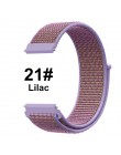 UEBN 20mm 22mm nylonowy pasek do pętli sportowej pasek zastępczy do paska xiaomi Huami Amazfit Bip GTS/GTR 42mm 47mm od zegarków