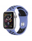 Pasek do zegarka Apple 38mm 42mm iWatch 4 pasek 44mm 40mm Sport silikonowy pasek bransoletka correa Apple zegarek 4 3 2 1 akceso