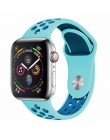 Pasek do zegarka Apple 38mm 42mm iWatch 4 pasek 44mm 40mm Sport silikonowy pasek bransoletka correa Apple zegarek 4 3 2 1 akceso