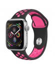 Pasek do zegarka Apple 38mm 42mm iWatch 4 pasek 44mm 40mm Sport silikonowy pasek bransoletka correa Apple zegarek 4 3 2 1 akceso