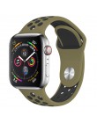 Pasek do zegarka Apple 38mm 42mm iWatch 4 pasek 44mm 40mm Sport silikonowy pasek bransoletka correa Apple zegarek 4 3 2 1 akceso