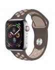 Pasek do zegarka Apple 38mm 42mm iWatch 4 pasek 44mm 40mm Sport silikonowy pasek bransoletka correa Apple zegarek 4 3 2 1 akceso