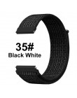 UEBN 20mm 22mm nylonowy pasek do pętli sportowej pasek zastępczy do paska xiaomi Huami Amazfit Bip GTS/GTR 42mm 47mm od zegarków