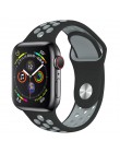 Pasek do zegarka Apple 38mm 42mm iWatch 4 pasek 44mm 40mm Sport silikonowy pasek bransoletka correa Apple zegarek 4 3 2 1 akceso