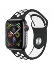 Pasek do zegarka Apple 38mm 42mm iWatch 4 pasek 44mm 40mm Sport silikonowy pasek bransoletka correa Apple zegarek 4 3 2 1 akceso