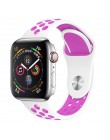 Pasek do zegarka Apple 38mm 42mm iWatch 4 pasek 44mm 40mm Sport silikonowy pasek bransoletka correa Apple zegarek 4 3 2 1 akceso