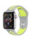 Pasek do zegarka Apple 38mm 42mm iWatch 4 pasek 44mm 40mm Sport silikonowy pasek bransoletka correa Apple zegarek 4 3 2 1 akceso