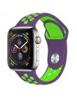 Pasek do zegarka Apple 38mm 42mm iWatch 4 pasek 44mm 40mm Sport silikonowy pasek bransoletka correa Apple zegarek 4 3 2 1 akceso