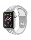 Pasek do zegarka Apple 38mm 42mm iWatch 4 pasek 44mm 40mm Sport silikonowy pasek bransoletka correa Apple zegarek 4 3 2 1 akceso