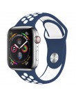 Pasek do zegarka Apple 38mm 42mm iWatch 4 pasek 44mm 40mm Sport silikonowy pasek bransoletka correa Apple zegarek 4 3 2 1 akceso