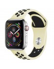 Pasek do zegarka Apple 38mm 42mm iWatch 4 pasek 44mm 40mm Sport silikonowy pasek bransoletka correa Apple zegarek 4 3 2 1 akceso