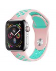 Pasek do zegarka Apple 38mm 42mm iWatch 4 pasek 44mm 40mm Sport silikonowy pasek bransoletka correa Apple zegarek 4 3 2 1 akceso