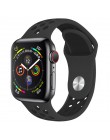 Pasek do zegarka Apple 38mm 42mm iWatch 4 pasek 44mm 40mm Sport silikonowy pasek bransoletka correa Apple zegarek 4 3 2 1 akceso