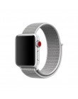 Sport pasek do pętli na pasek do apple watch 42mm 38mm dwuwarstwowy nylonowy splot pasek do zegarka iwatch 5/4/3/2/1 44mm 40mm b