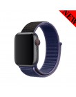 Sport pasek do pętli na pasek do apple watch 42mm 38mm dwuwarstwowy nylonowy splot pasek do zegarka iwatch 5/4/3/2/1 44mm 40mm b