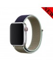 Sport pasek do pętli na pasek do apple watch 42mm 38mm dwuwarstwowy nylonowy splot pasek do zegarka iwatch 5/4/3/2/1 44mm 40mm b